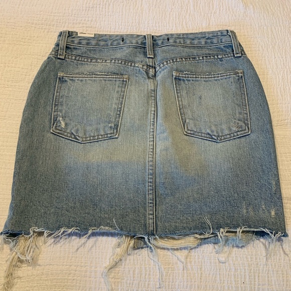 SOLD *Lover  Friends Elijah distressed denim skirt - Picture 5 of 7